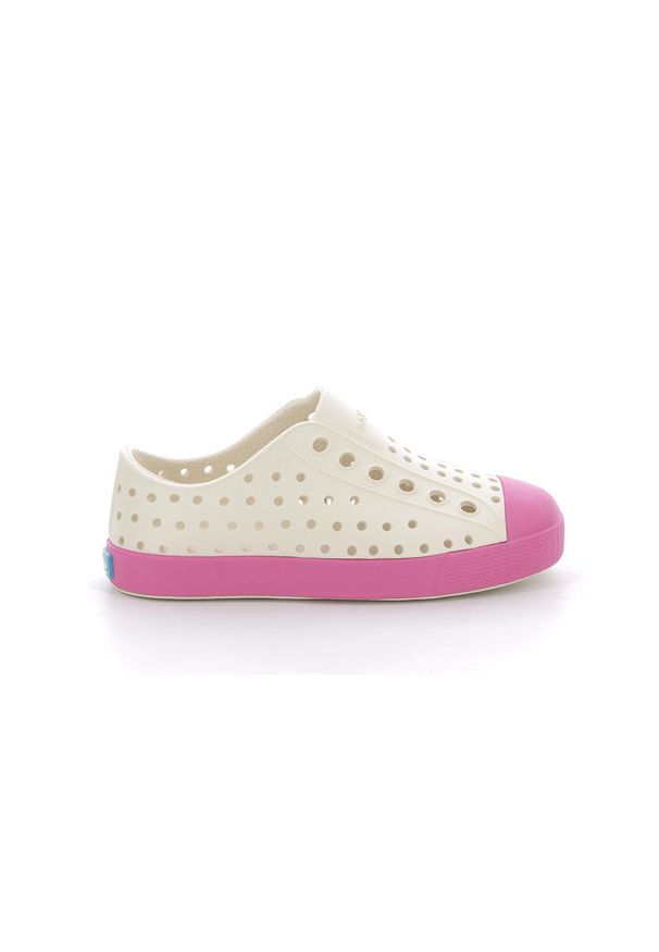 Native Shoes - Trampki dziecięce NATIVE JEFFERSON JUNIOR buty do chodzenia. Kolor: różowy, biały, wielokolorowy. Sport: turystyka piesza