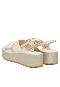 Liu Jo Sandały Flo 03 SA6141 PX106 Biały. Kolor: biały. Materiał: skóra #5