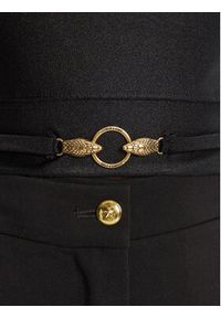 Just Cavalli Top Crop Element 79PAM2A6 Czarny Slim Fit. Kolor: czarny. Materiał: syntetyk #4