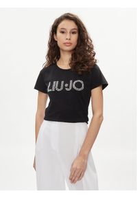 Liu Jo T-Shirt MA4322 J5904 Czarny Regular Fit. Kolor: czarny. Materiał: bawełna #1