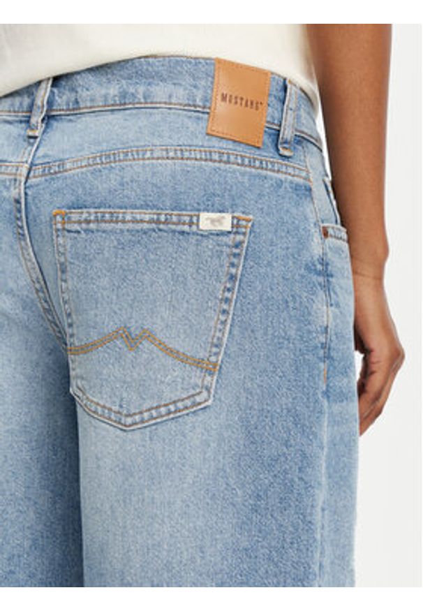 Mustang Jeansy Medley 1016216 Niebieski Wide Leg. Kolor: niebieski