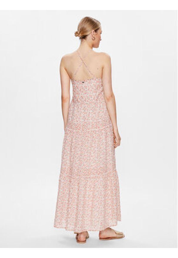 Pepe Jeans Sukienka codzienna Parhi PL953266 Kolorowy Regular Fit. Okazja: na co dzień. Materiał: bawełna. Wzór: kolorowy. Typ sukienki: proste. Styl: casual