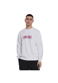 Cropp - Biała bluza z nadrukami - Biały. Kolor: biały. Materiał: bawełna, dresówka, dzianina. Wzór: nadruk #1