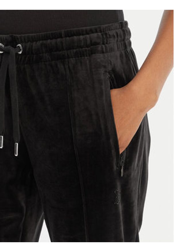 Juicy Couture Spodnie dresowe Tina JCWBJ126327 Czarny Straight Leg. Kolor: czarny. Materiał: syntetyk