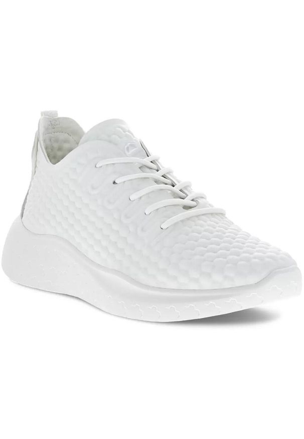 ecco - Adidasy ECCO Therap, Kobiety. Kolor: biały. Materiał: materiał, syntetyk
