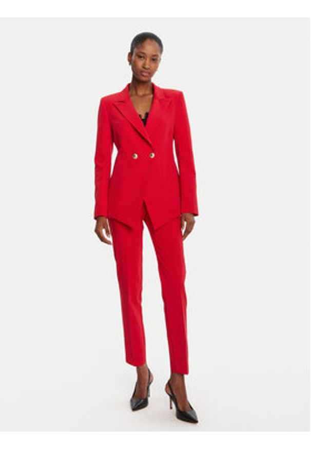 Rinascimento Marynarka CFC0126220003 Czerwony Slim Fit. Kolor: czerwony. Materiał: syntetyk