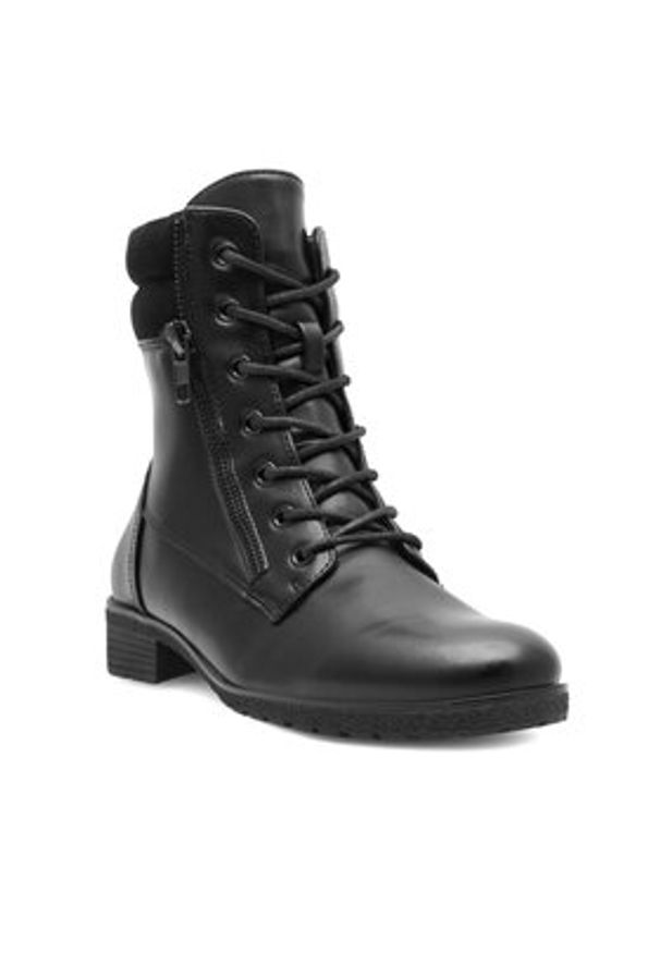 Clara Barson Botki Yvonne H0046-24A Czarny. Kolor: czarny. Materiał: materiał