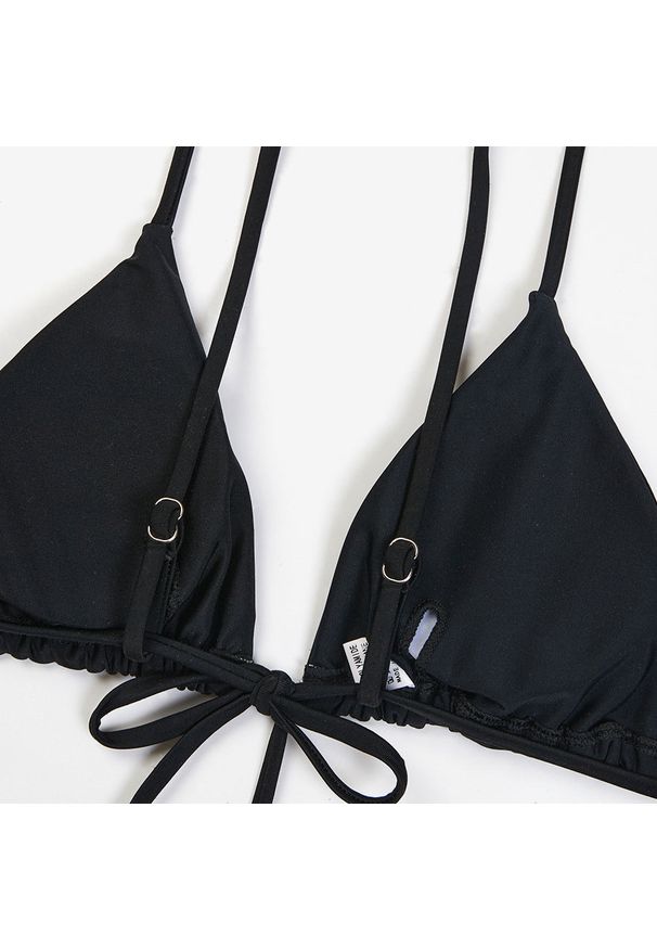 Intica - Bikini push-up z regulowanym sznurowaniem na plażę Rosmaria. Kolor: zielony. Materiał: materiał