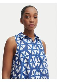 Iconique Sukienka letnia IC25-085 Niebieski Regular Fit. Kolor: niebieski. Materiał: bawełna. Sezon: lato #4