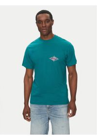 Quiksilver T-Shirt EQYZT08046 Zielony Regular Fit. Kolor: zielony. Materiał: bawełna