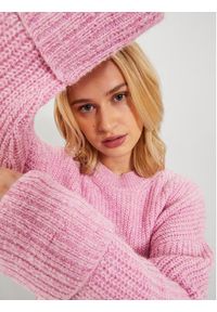 JJXX Sweter 12245453 Różowy Relaxed Fit. Kolor: różowy. Materiał: syntetyk #5