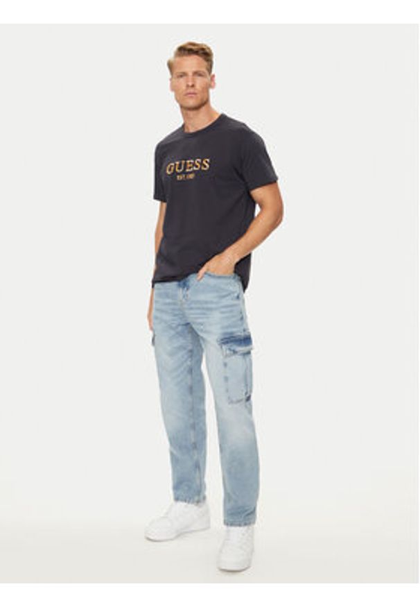 Guess Jeansy 166573 Niebieski Regular Fit. Kolor: niebieski