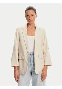 only - ONLY Marynarka Aris 15310839 Szary Loose Fit. Kolor: szary. Materiał: wiskoza #3