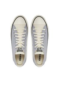 Converse Trampki Chuck Taylor All Star Lift Platform Crafted Laces A12553C Fioletowy. Kolor: fioletowy. Materiał: materiał. Obcas: na platformie #6