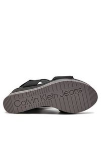 Calvin Klein Jeans Sandały Wedge Sandal Webbing In Mr YW0YW01360 Czarny. Kolor: czarny #4