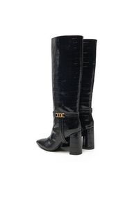 TwinSet - TWINSET Kozaki 242TGT040 Czarny. Kolor: czarny. Materiał: skóra #5