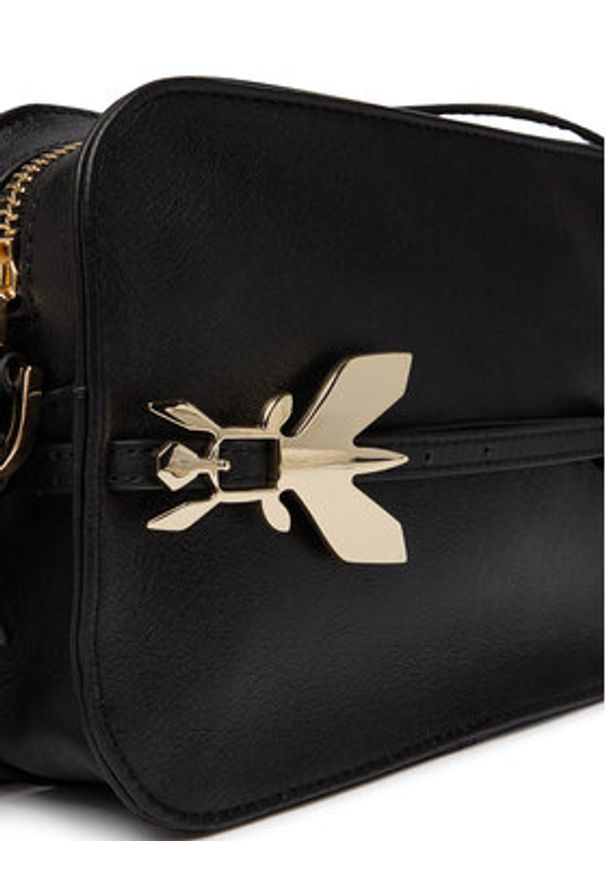 Patrizia Pepe Torebka 8B0328/czL162 Czarny. Kolor: czarny. Materiał: skórzane