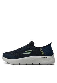 skechers - Skechers Sneakersy Go Walk Flex-New World 216505/NVLM Granatowy. Kolor: niebieski. Materiał: materiał #6