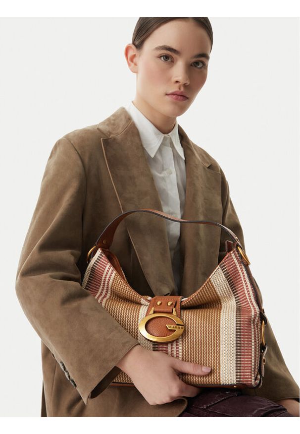 Guess Torebka Camden HWAB93 08180 Brązowy. Kolor: brązowy