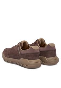 CATerpillar Sneakersy Hombre Hex Lite P726402 Brązowy. Kolor: brązowy. Materiał: zamsz, skóra