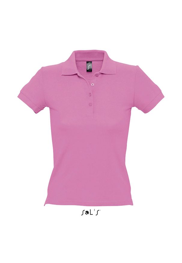 SOL'S - Polo Sol's People. Typ kołnierza: polo. Kolor: różowy