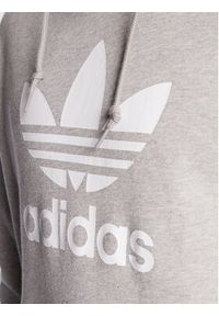 Adidas - adidas Bluza adicolor Classics Trefoil Hoodie IA4884 Szary Regular Fit. Kolor: szary. Materiał: bawełna #8