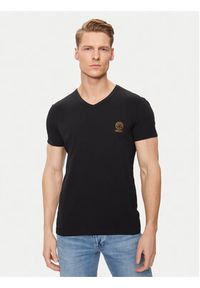 VERSACE - Versace Komplet 2 t-shirtów AU10193 Czarny Slim Fit. Kolor: czarny. Materiał: bawełna #4