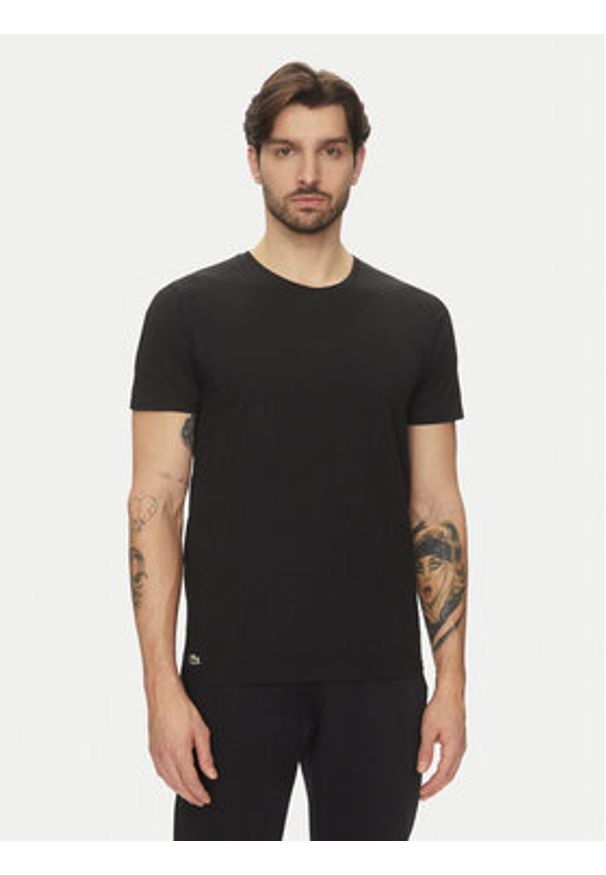 Lacoste Komplet 3 t-shirtów TH9007 Kolorowy Slim Fit. Materiał: bawełna. Wzór: kolorowy
