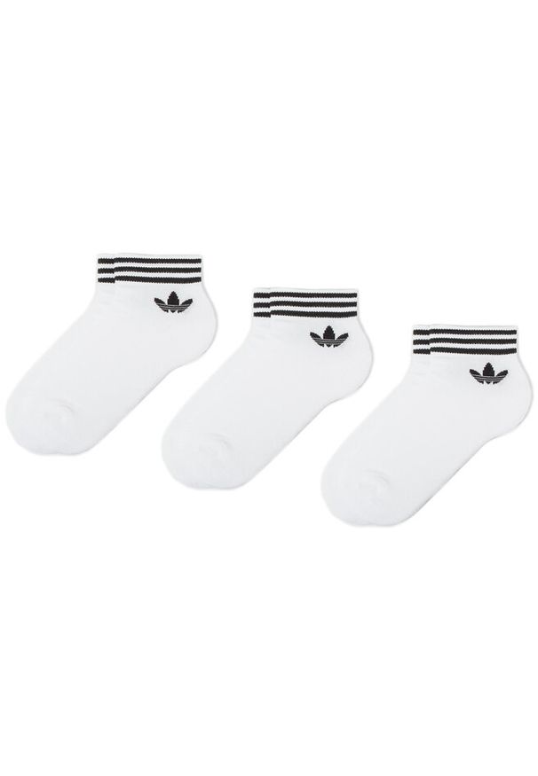 Adidas - Skarpety krótkie adidas. Kolor: biały