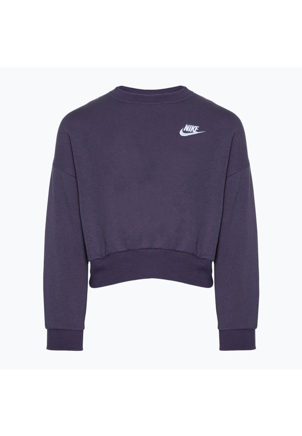 Bluza dziecięca Nike Sportswear Club Fleece. Kolor: fioletowy