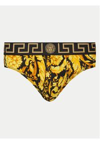 VERSACE - Versace Slipy 1001383 1A11188 Żółty. Kolor: żółty. Materiał: bawełna #3