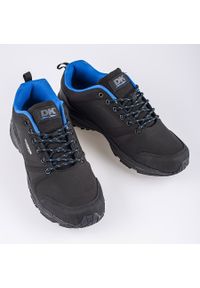 Buty trekkingowe męskie DK czarno niebieskie czarne. Kolor: niebieski, wielokolorowy, czarny. Materiał: materiał #2