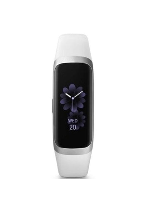 Smartband SAMSUNG Galaxy Fit Srebrny. Rodzaj zegarka: cyfrowe. Kolor: srebrny