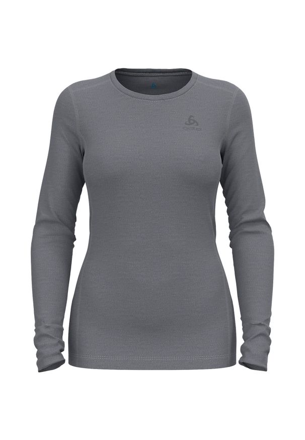 Bluza termoaktywna damska Odlo Merino 260 BL Top Crew Neck LS. Kolor: szary