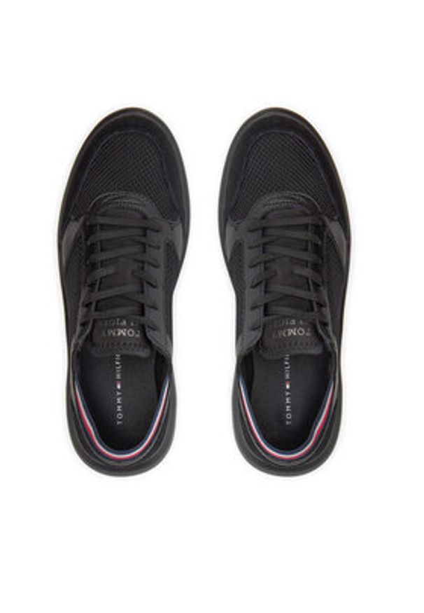 TOMMY HILFIGER - Tommy Hilfiger Sneakersy Lightweight Cup Seasonal Mix FM0FM04961 Czarny. Kolor: czarny. Materiał: materiał