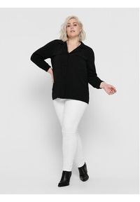 ONLY Carmakoma Jeansy 15197368 Biały Skinny Fit. Kolor: biały #7