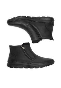 Rieker Botki CEO-Z0060-00 Czarny. Kolor: czarny. Materiał: materiał #5