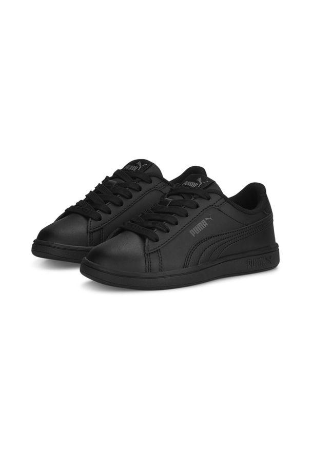 Puma - Dziecięce buty Smash 3.0 L PUMA Black Shadow Gray. Kolor: wielokolorowy, czarny, szary