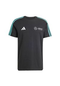 Adidas - Koszulka Mercedes - AMG Petronas Formula One Team DNA. Kolor: biały, wielokolorowy, czarny
