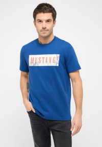 Męski T-Shirt Mustang Style Austin Navy Peony 1016274 5445 #1