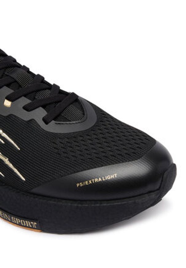 Plein Sport Sneakersy FAES USC0733 STE003N Czarny. Kolor: czarny. Materiał: materiał