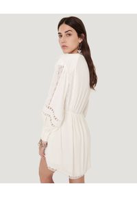 IRO - Sukienka z koronką Cassie. Kolor: biały. Materiał: koronka. Długość rękawa: długi rękaw. Wzór: koronka. Długość: mini #5