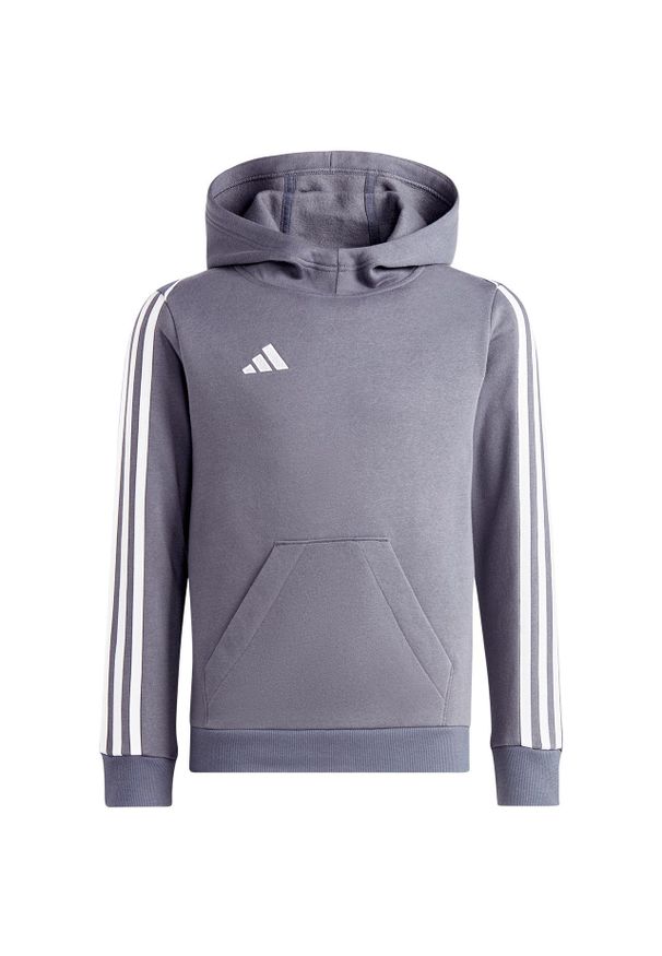 Adidas - Bluza dla dzieci adidas Tiro 23 League Sweat Hoodie. Kolor: szary, wielokolorowy, biały