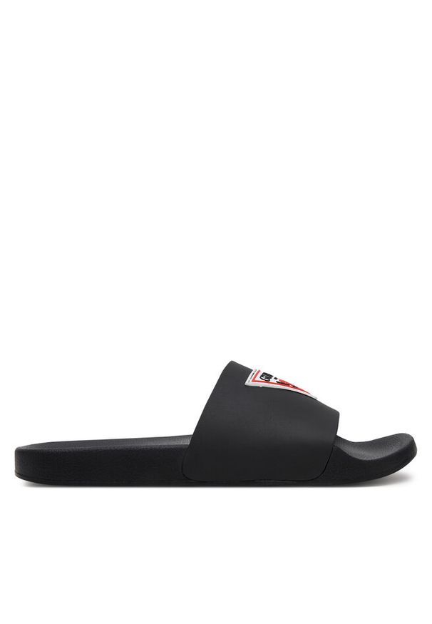 Klapki Guess. Kolor: czarny