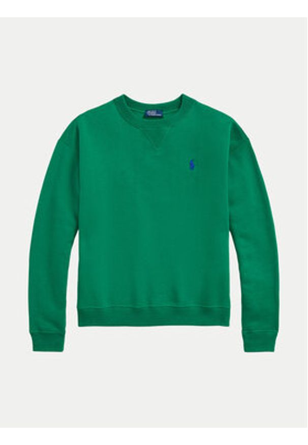 Polo Ralph Lauren Bluza 211943006011 Zielony Relaxed Fit. Typ kołnierza: polo. Kolor: zielony. Materiał: bawełna