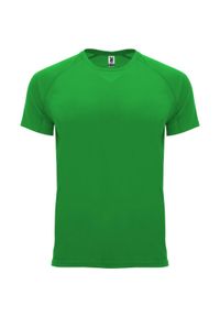 ROLY - Męska Koszulka Sportowa Z Krótkim Rękawem Bahrain. Kolor: zielony. Długość rękawa: krótki rękaw. Długość: krótkie. Sport: turystyka piesza