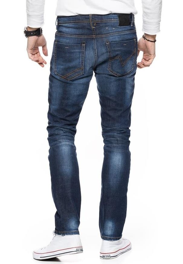 Tom Tailor - TOM TAILOR SPODNIE MĘSKIE BLUE TIGHT SKINNY DENIM 6202542.01.12 COL. 1053. Styl: elegancki