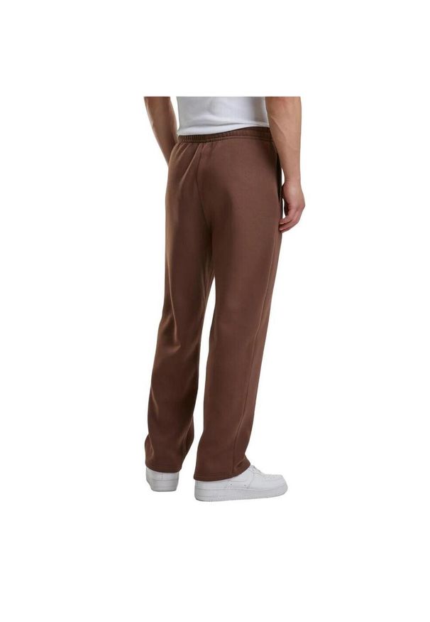 Urban Classics - Męskie Puszyste Spodnie Do Biegania. Kolekcja: plus size. Kolor: brązowy