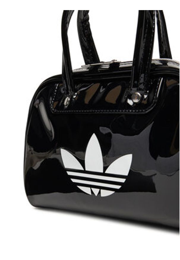 Adidas - adidas Torebka Adicolor Mini Bowling JX0247 Czarny. Kolor: czarny. Materiał: skórzane