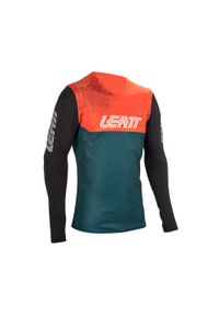 Koszulka rowerowa LEATT Jersey MTB Gravity 5.0. Kolor: niebieski. Materiał: jersey. Sport: kolarstwo